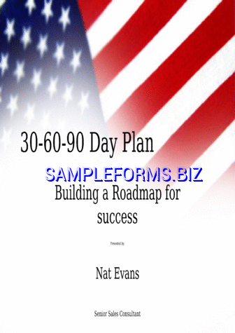 30 60 90 Day Plan Template pdf pptx free